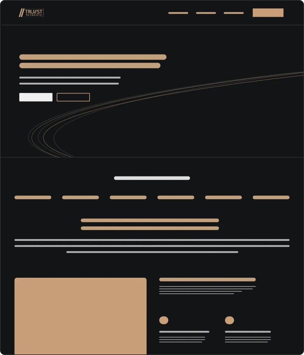 Trust Payments Wireframe