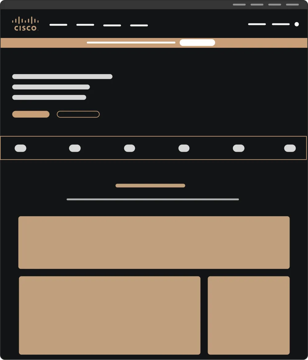 Cisco Wireframe